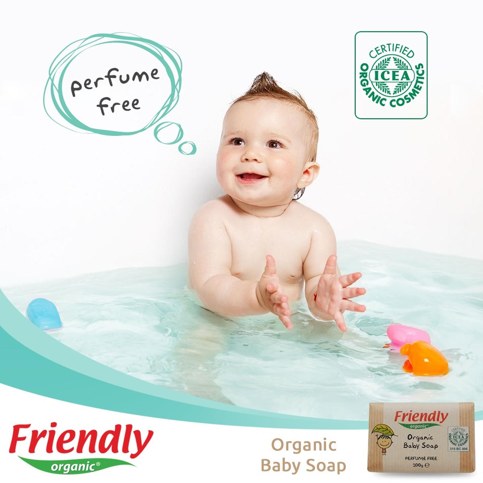Купання та гігієна. Дитяче мило торговельної марки "FRIENDLY ORGANIC". 100 гр.