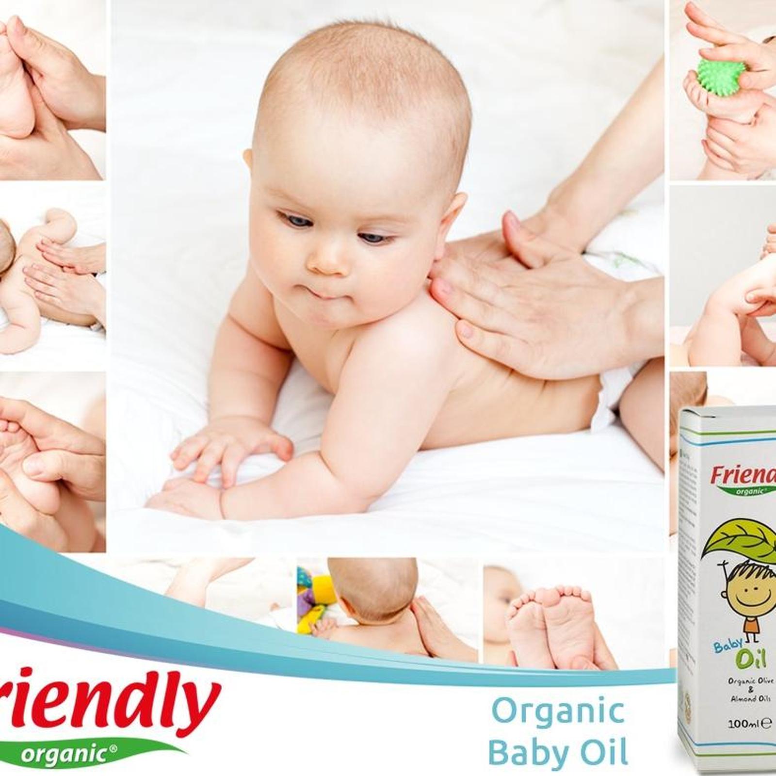 Щоденний догляд та здоров’я. Олія дитяча торговельної марки “FRIENDLY ORGANIC”. 100мл