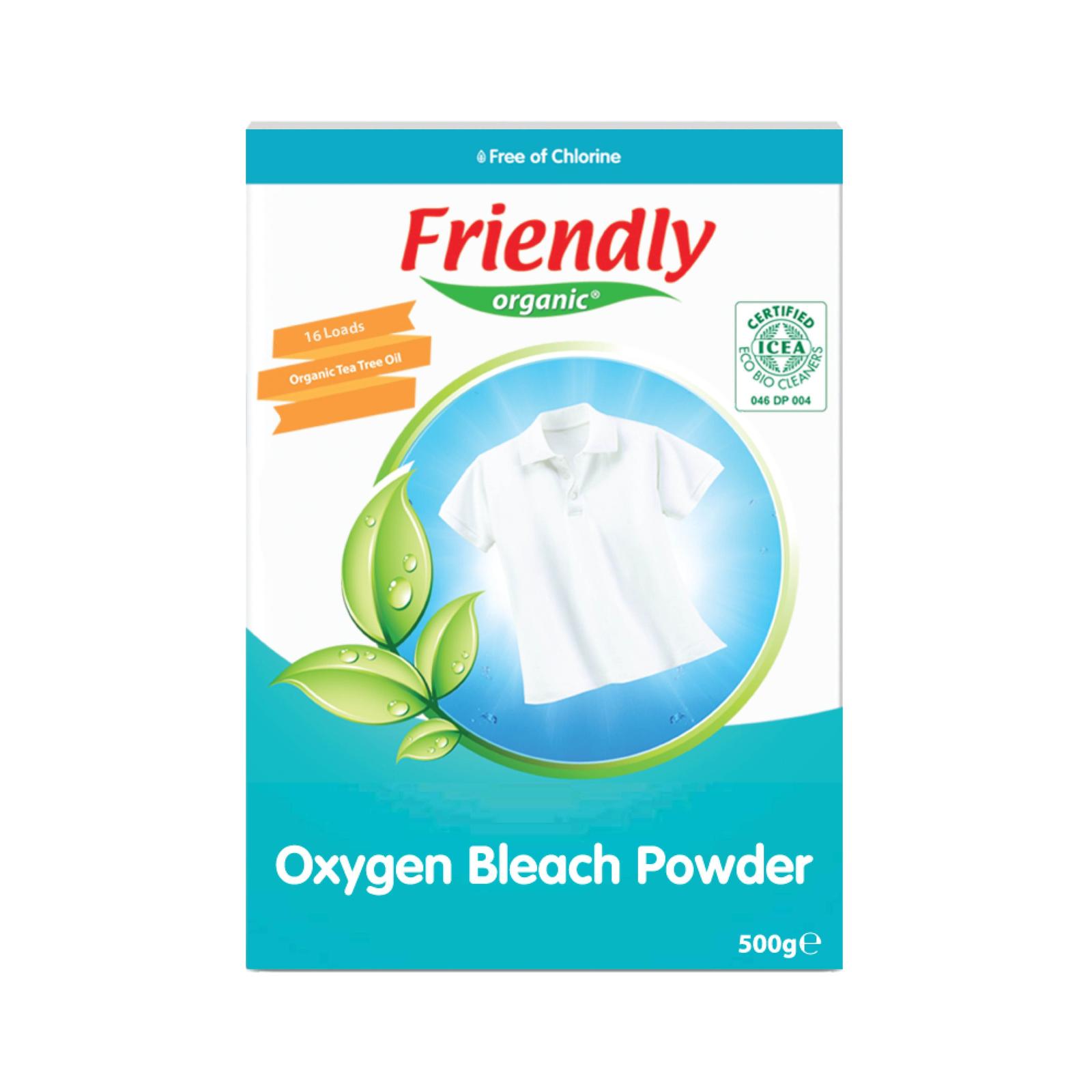 Щоденний догляд та здоров’я. Органічний кисневий порошок для видалення плям торговельної марки "FRIENDLY ORGANIC". 500гр.