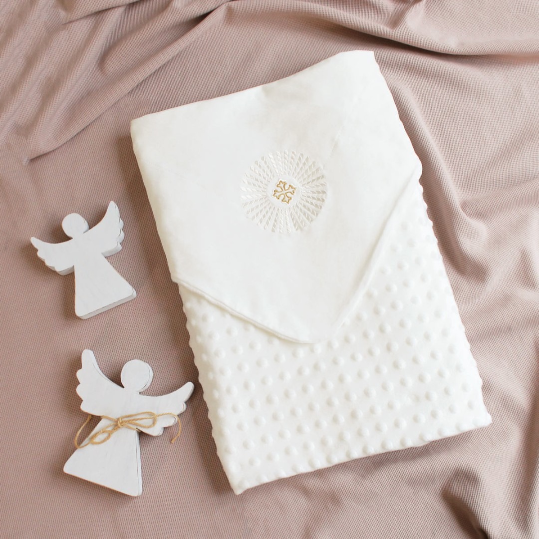 Крижмо-плед для хрещення 14081