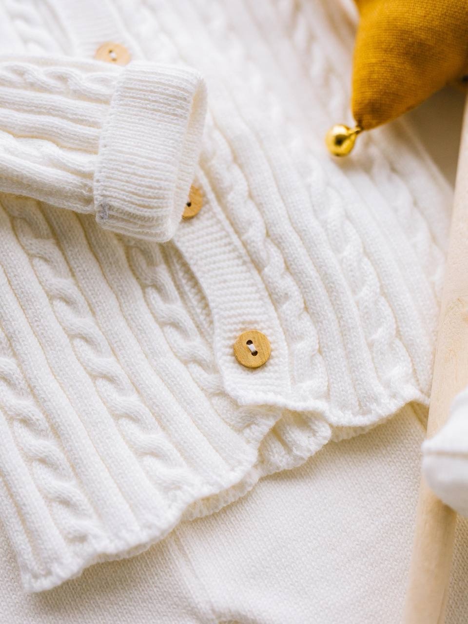 Комплекти. Комплект для немовля (кофта, брюки) Ninos Alegres NA 1989-ECRU