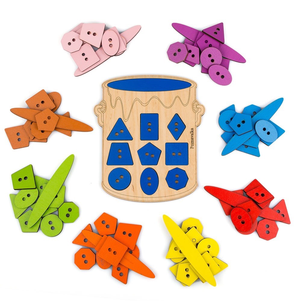 Іграшки для розвитку. Банка шнурівка