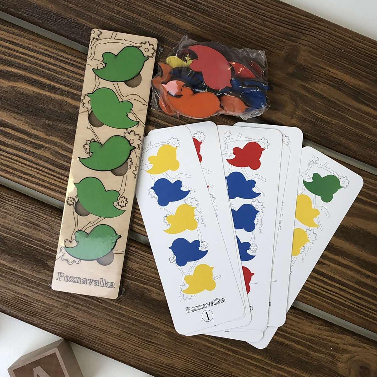 Іграшки для розвитку. Пташки вкладиш