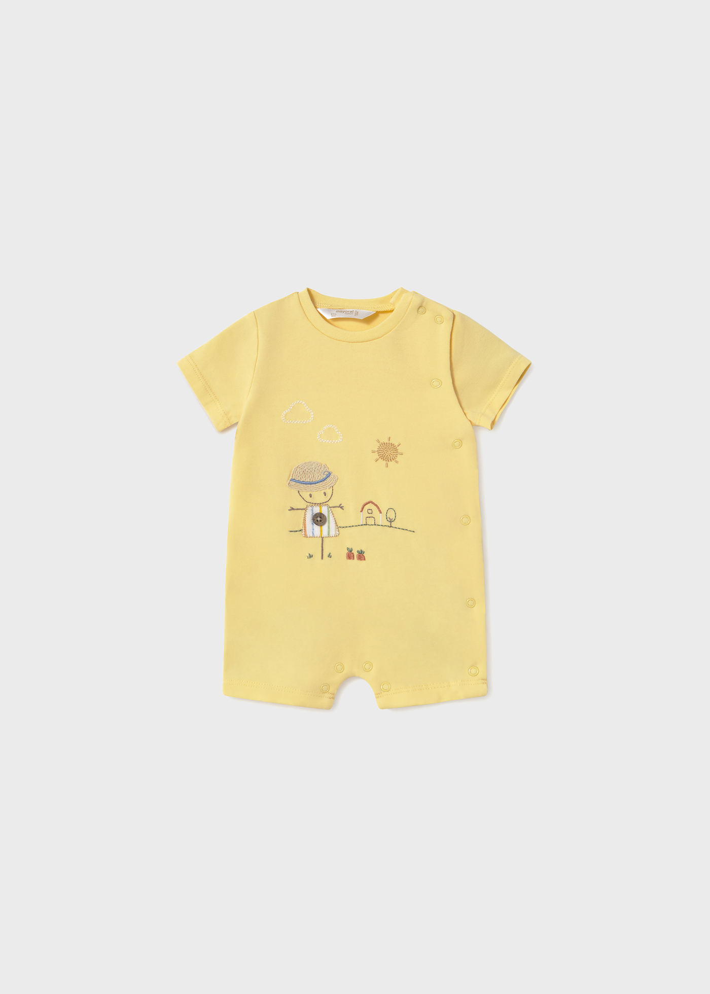 Боді і ромпери. К-кт:напівкомбінезон 2 шт. Mayoral 25-01707-010