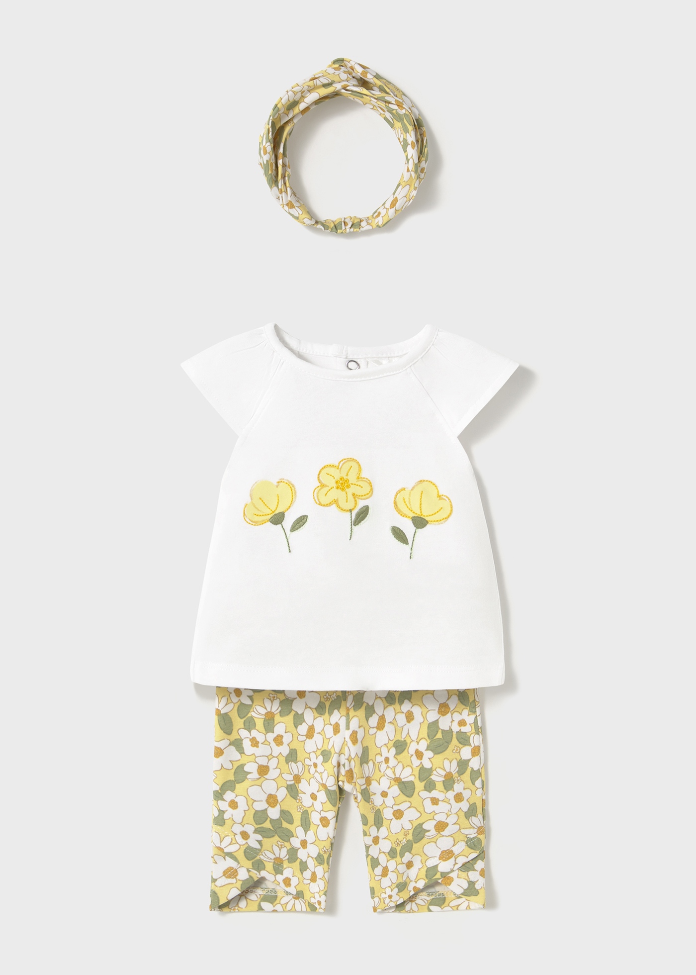 Дитячі комплекти та костюми. К-кт:легінси,футболка,обруч Mayoral 25-01763-090