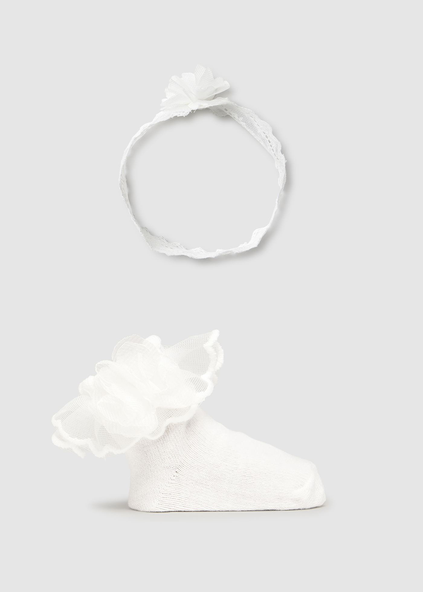 Колготки та шкарпетки. К-кт:обруч,шкарпетки Mayoral 25-09869-053