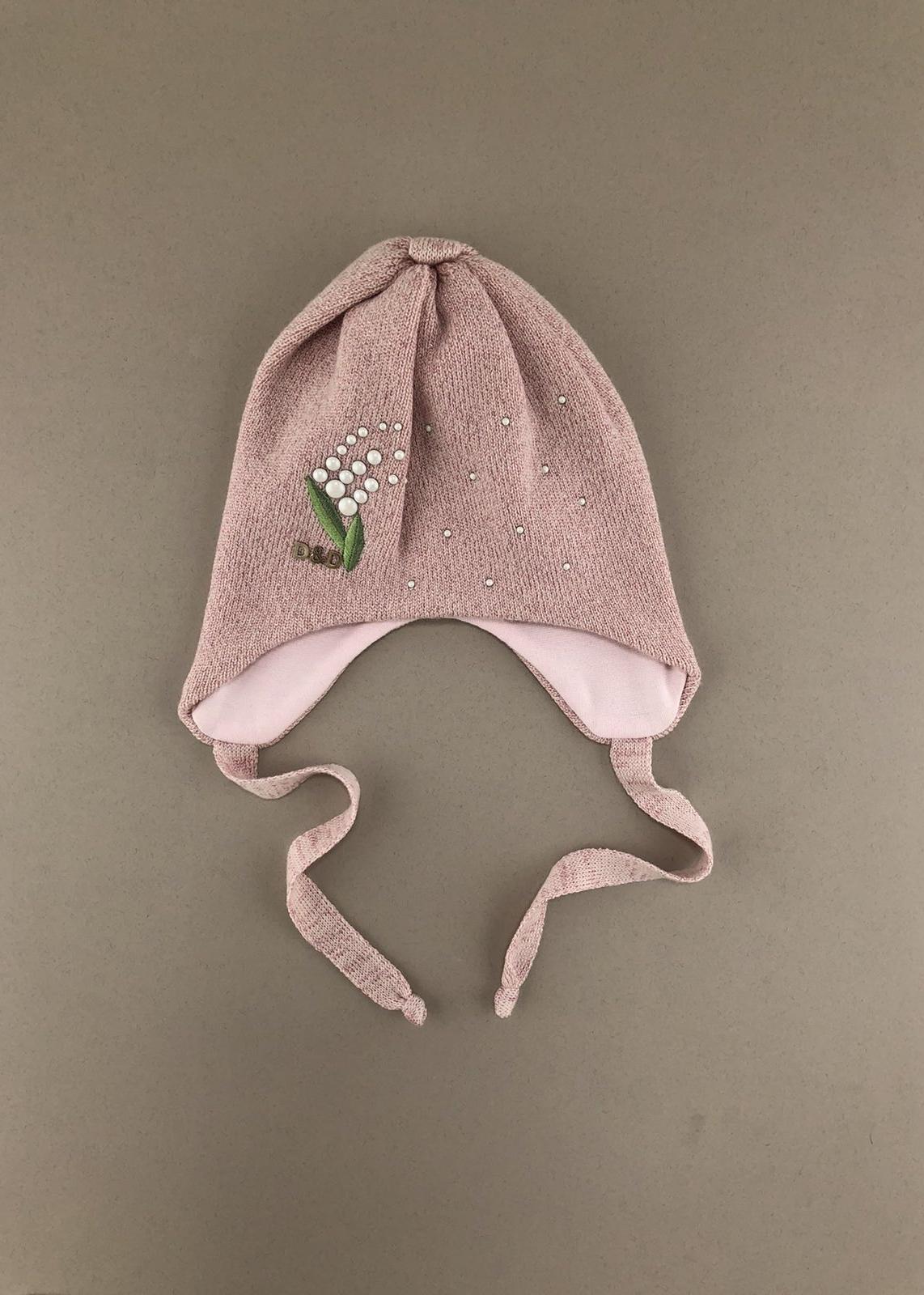 Шапочки і хустинки. Шапка для дівчинки 120125-1449