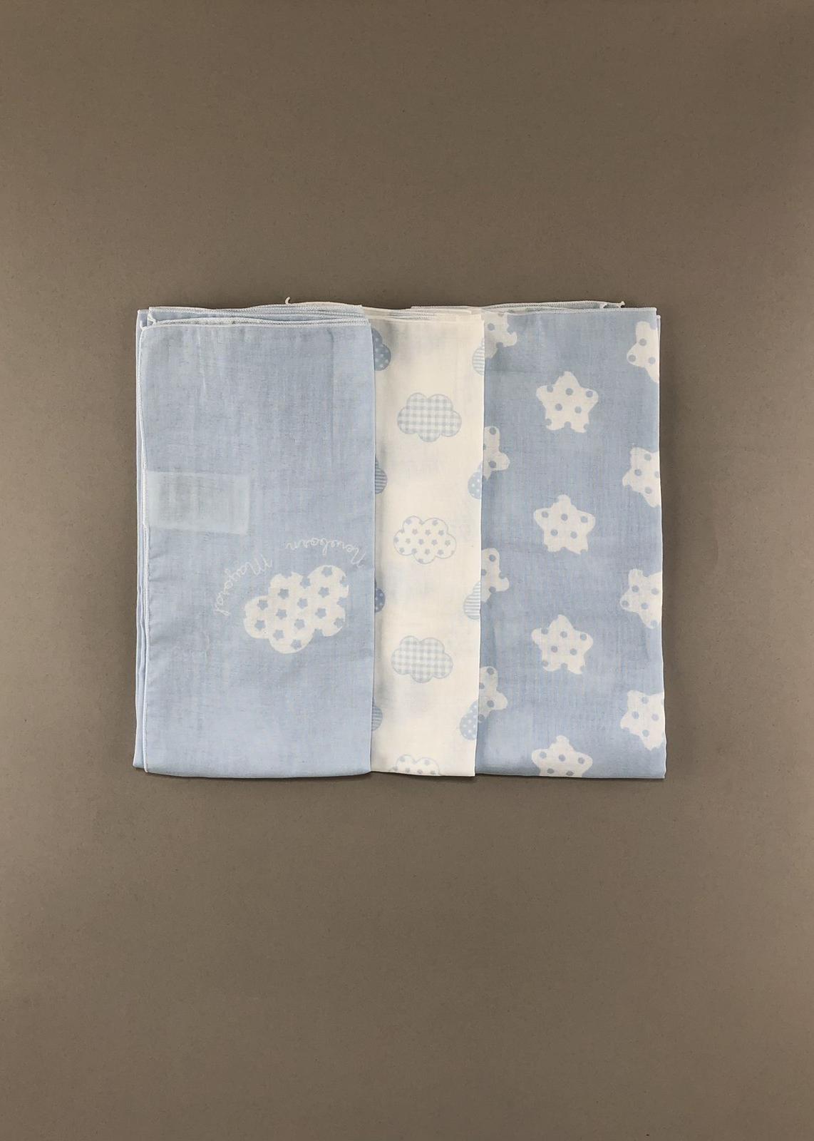 Підгузки та пелюшки. Комплект 3 пелюшки 19185-077