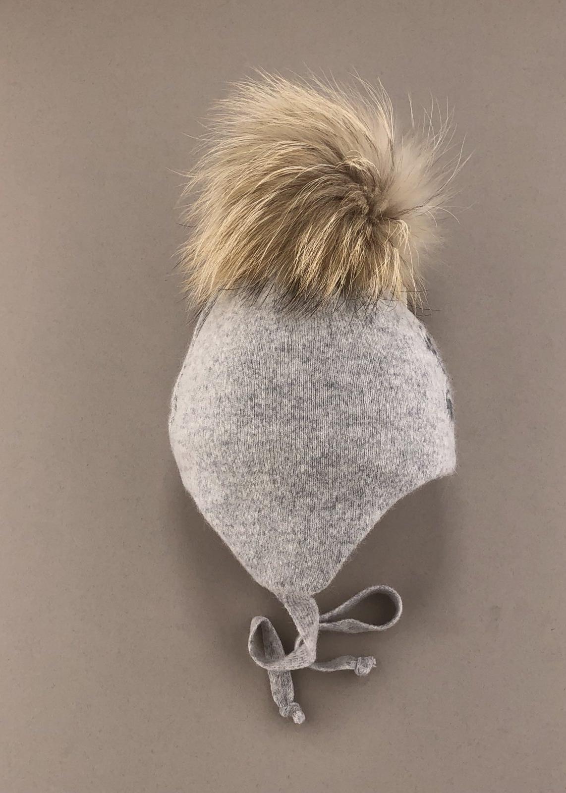 Шапочки і хустинки. Шапка для хлопчика з помпоном 260125-1727