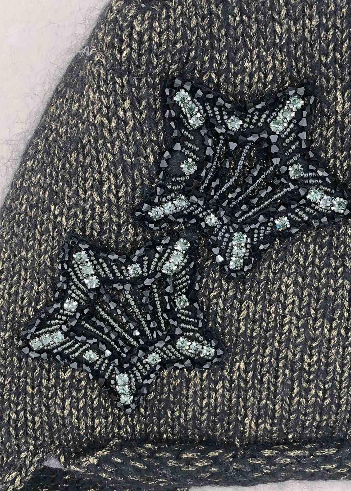 Головні убори і шарфи. Шапка для дівчинки з помпонами 270125-1014