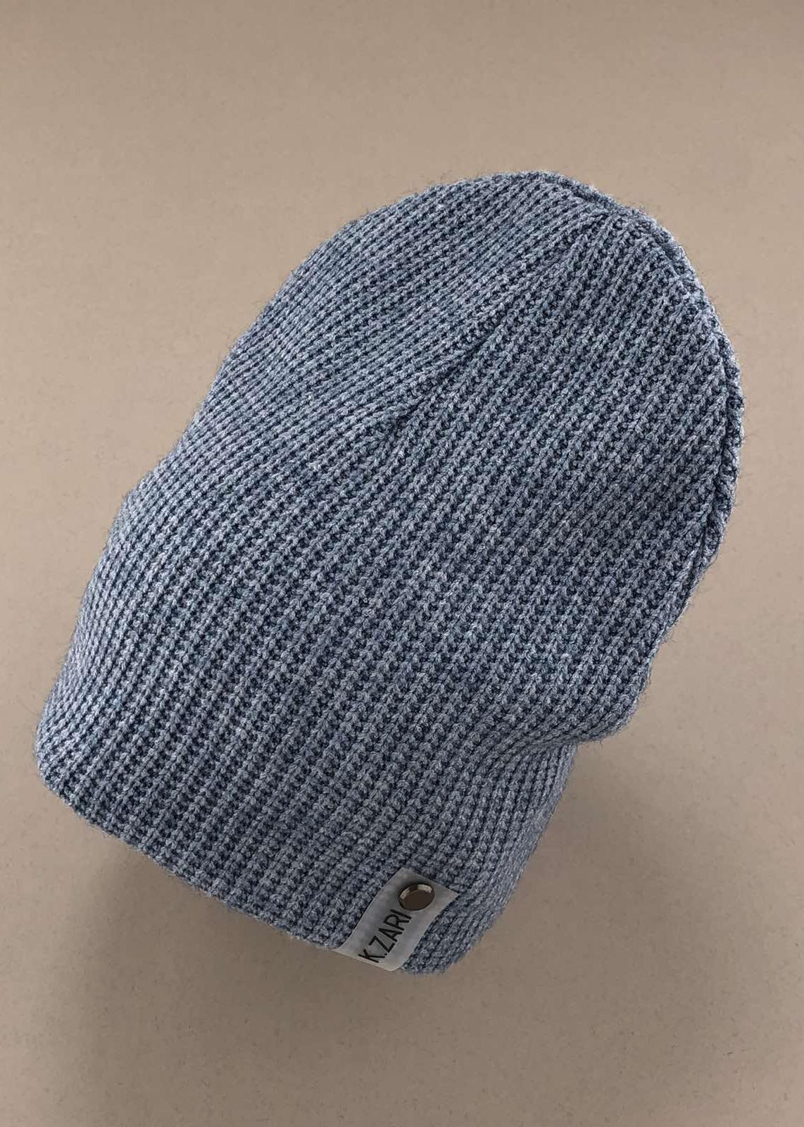 Головні убори і шарфи. Шапка Біні для хлопчика синій 2809-1356