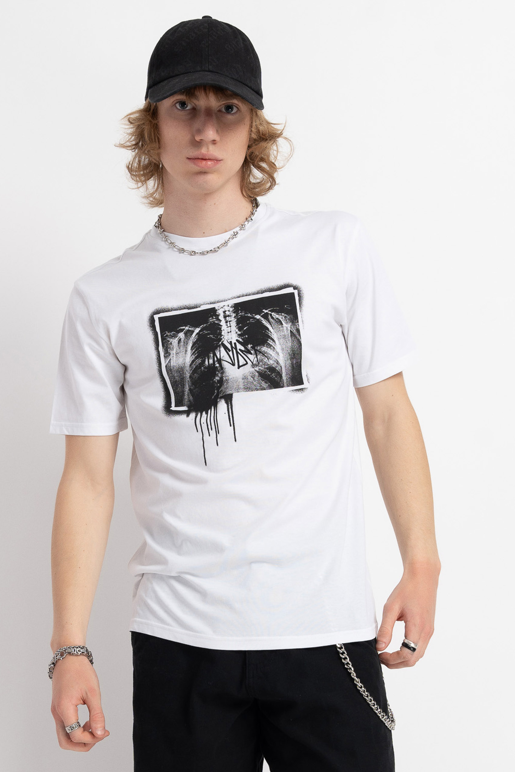 Футболки і теніски. Футболка для хлопчика білий 251-0440B-24-200-1