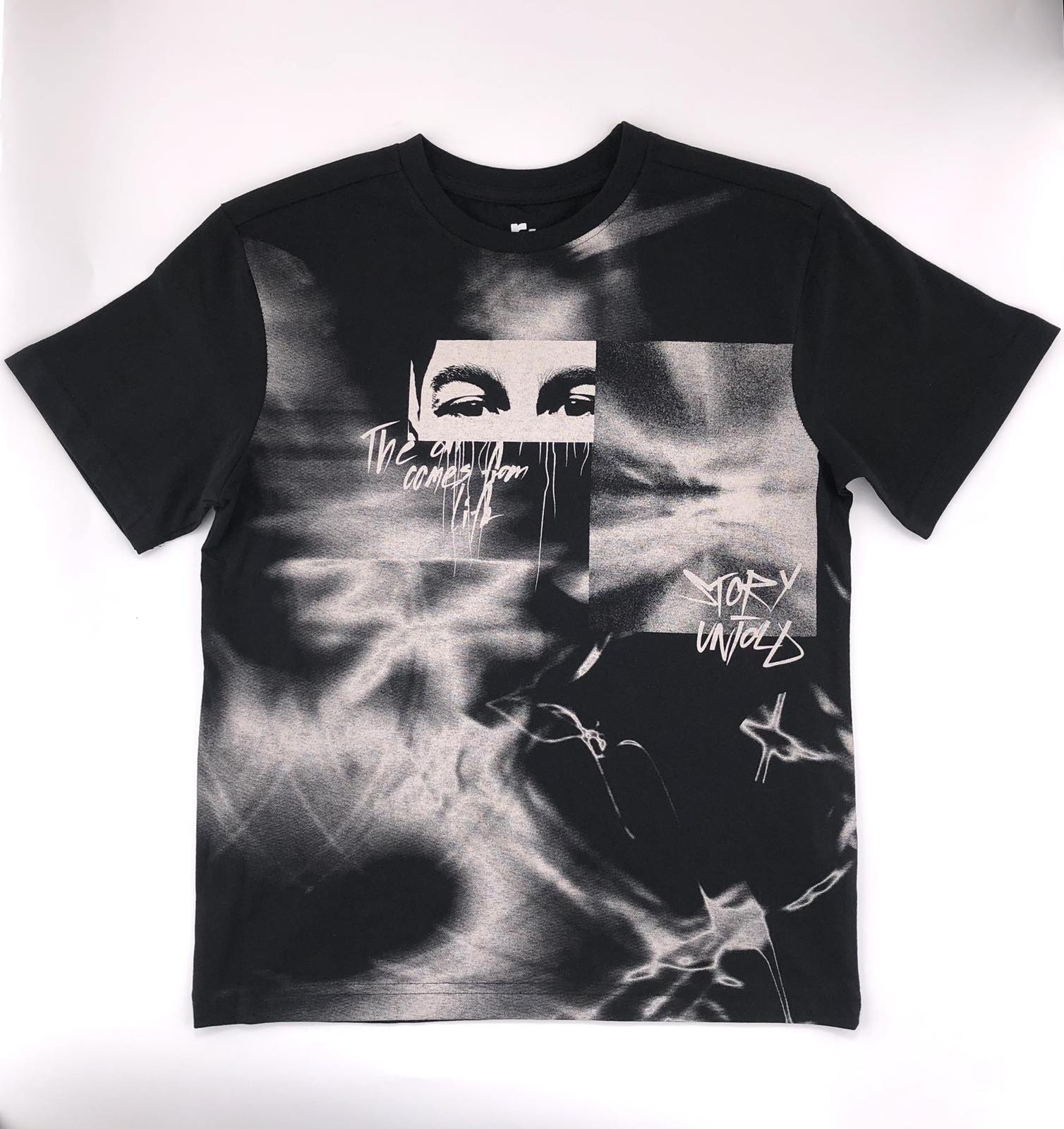 Футболки і теніски. Футболка для хлопчика чорний 251-0440B-26-100-1