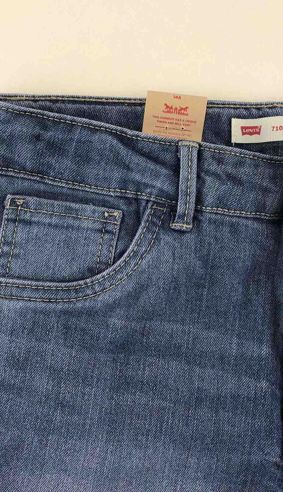 Штани та легінси. Джинси для дівчинки синій 4E2702-1