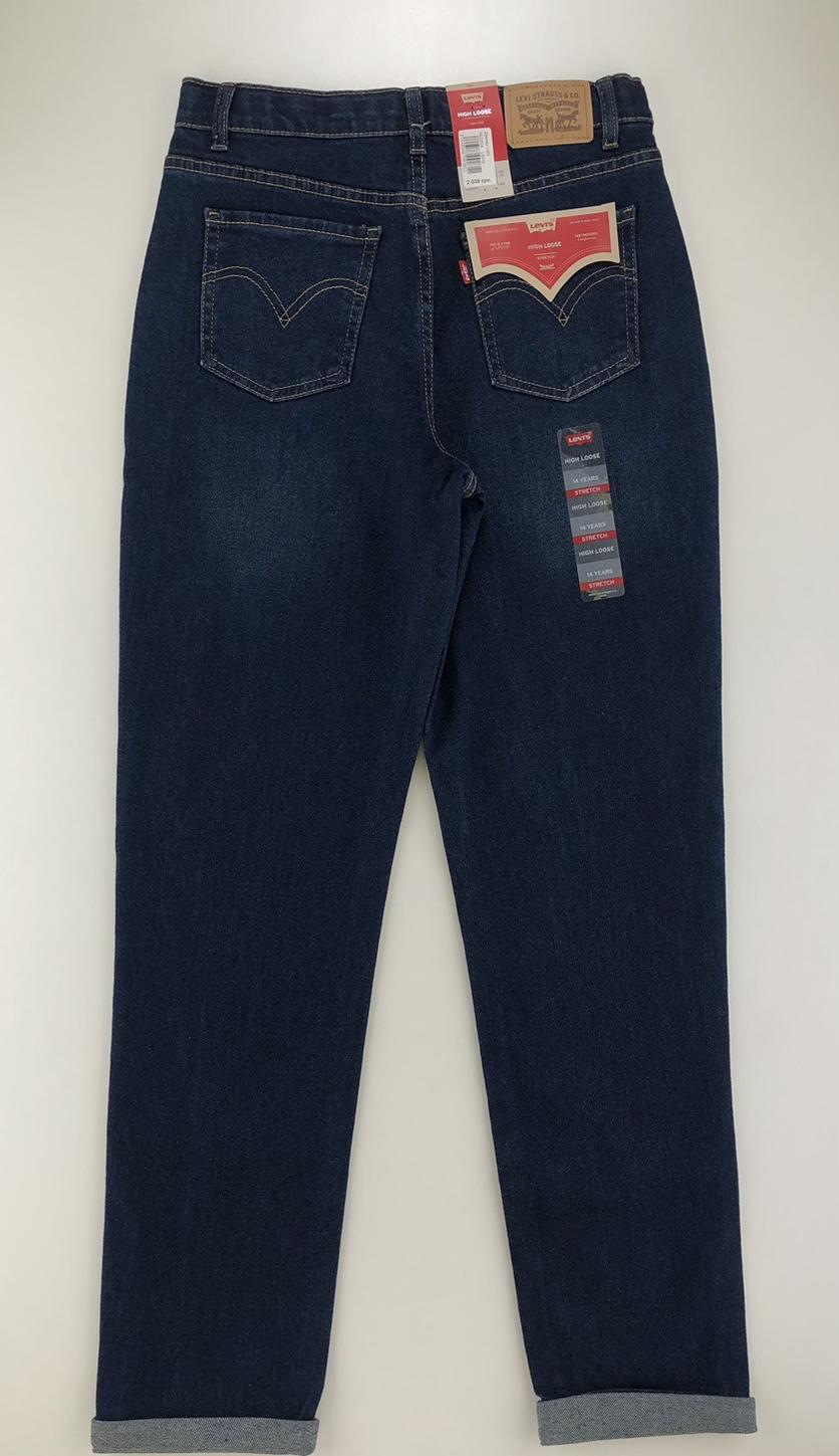 Штани та легінси. Джинси для дівчинки синій 4ED526-1