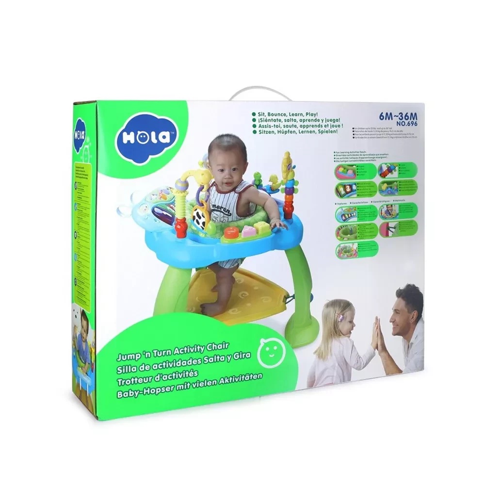 Музичний стільчик, блакитний