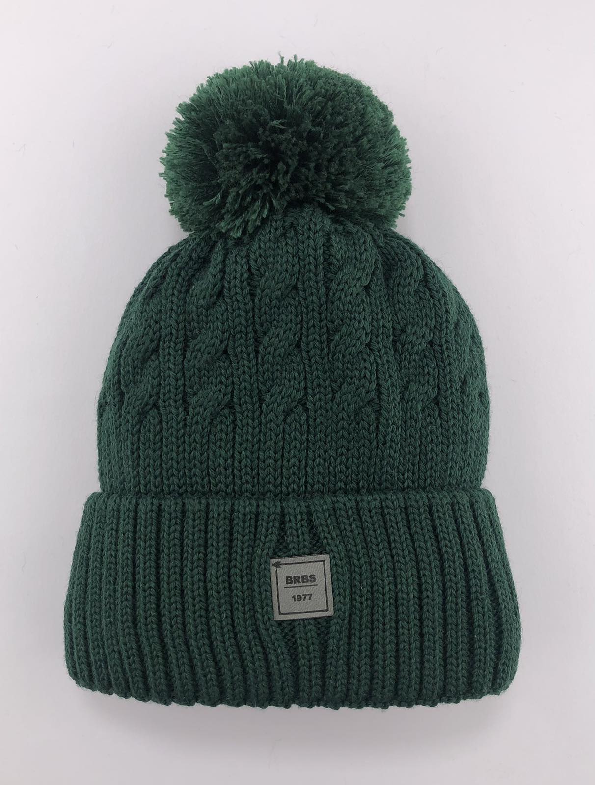 Шапка для хлопчика без завязок зелений WB59M-3