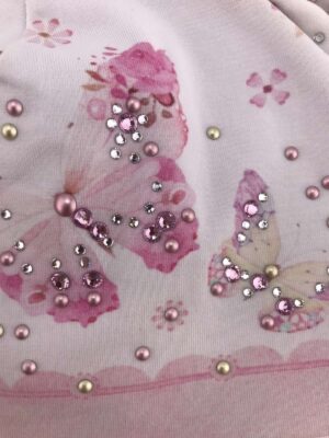 Головні убори і шарфи. Шапка для дівчинки з вушками білий 3003-1036