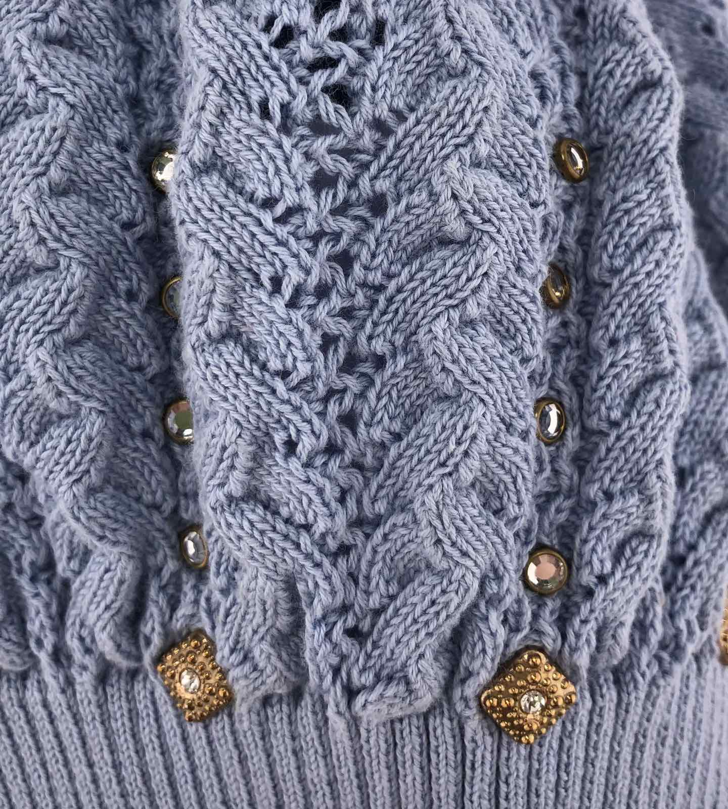 Головні убори і шарфи. Шапка для дівчинки блакитний 3003-1044