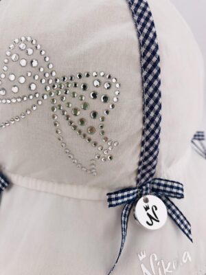 Головні убори і шарфи. Панама для дівчинки клітинка 3003-1605