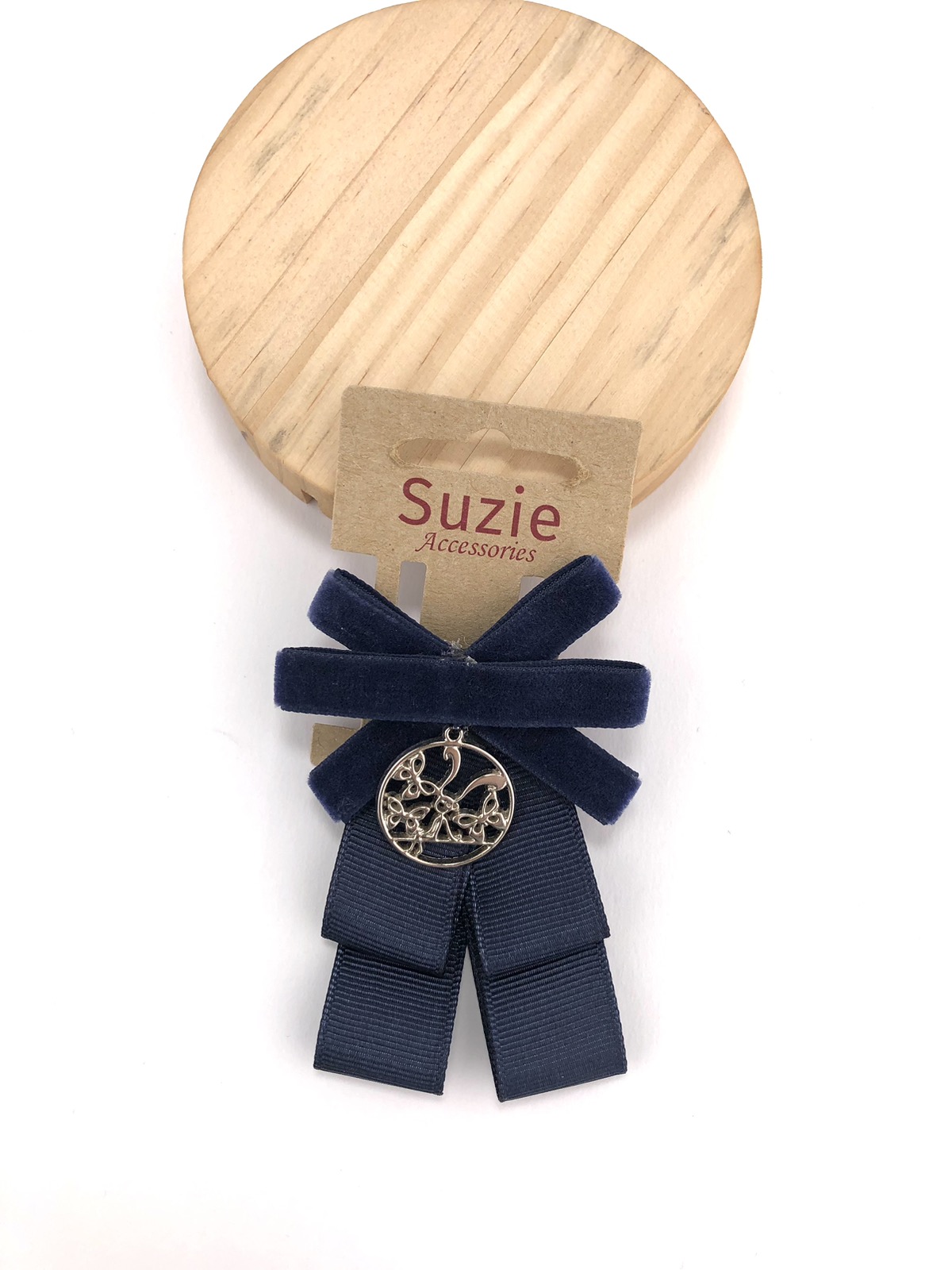 Брошка синя+лого