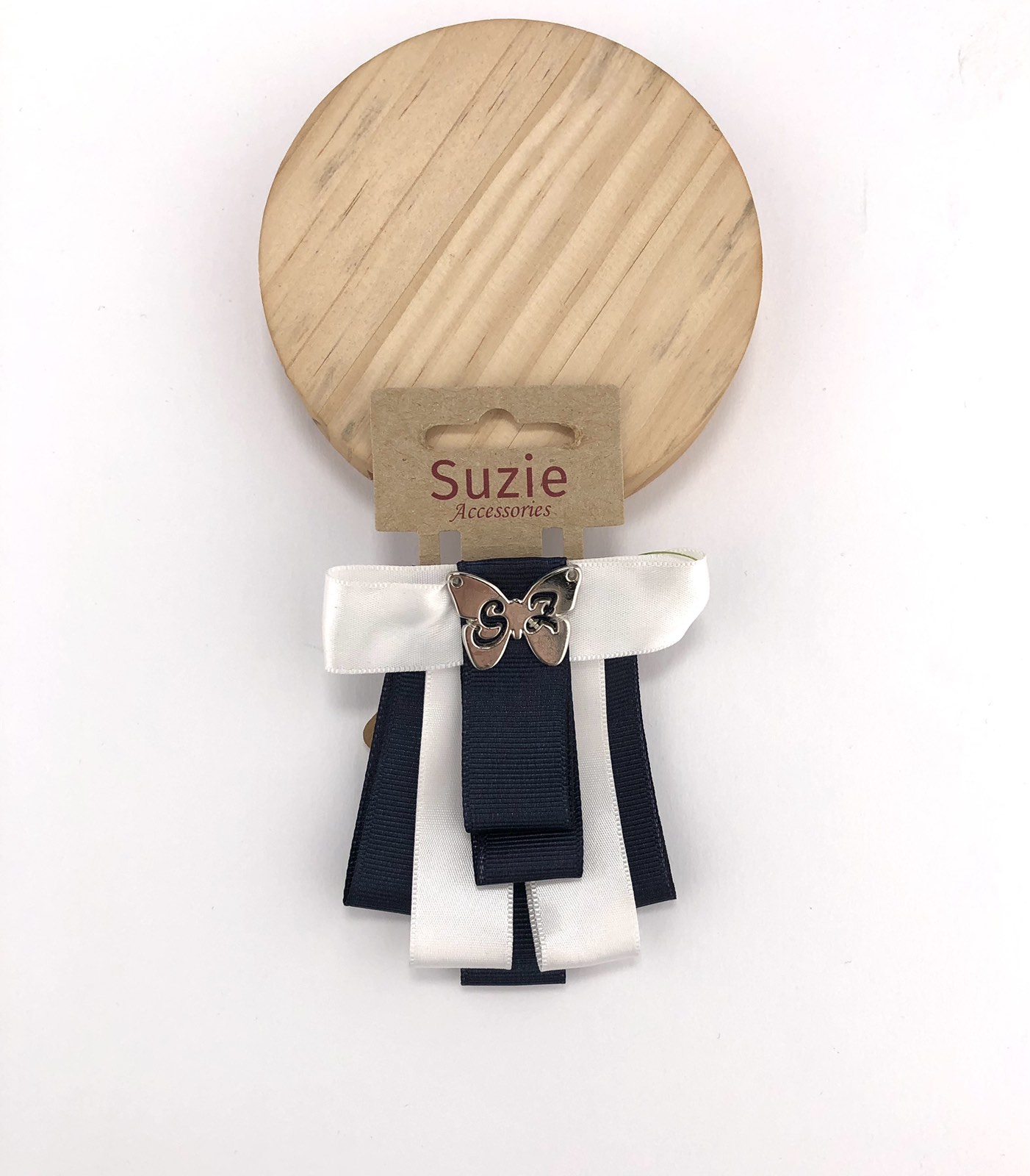 Брошка синя+лого