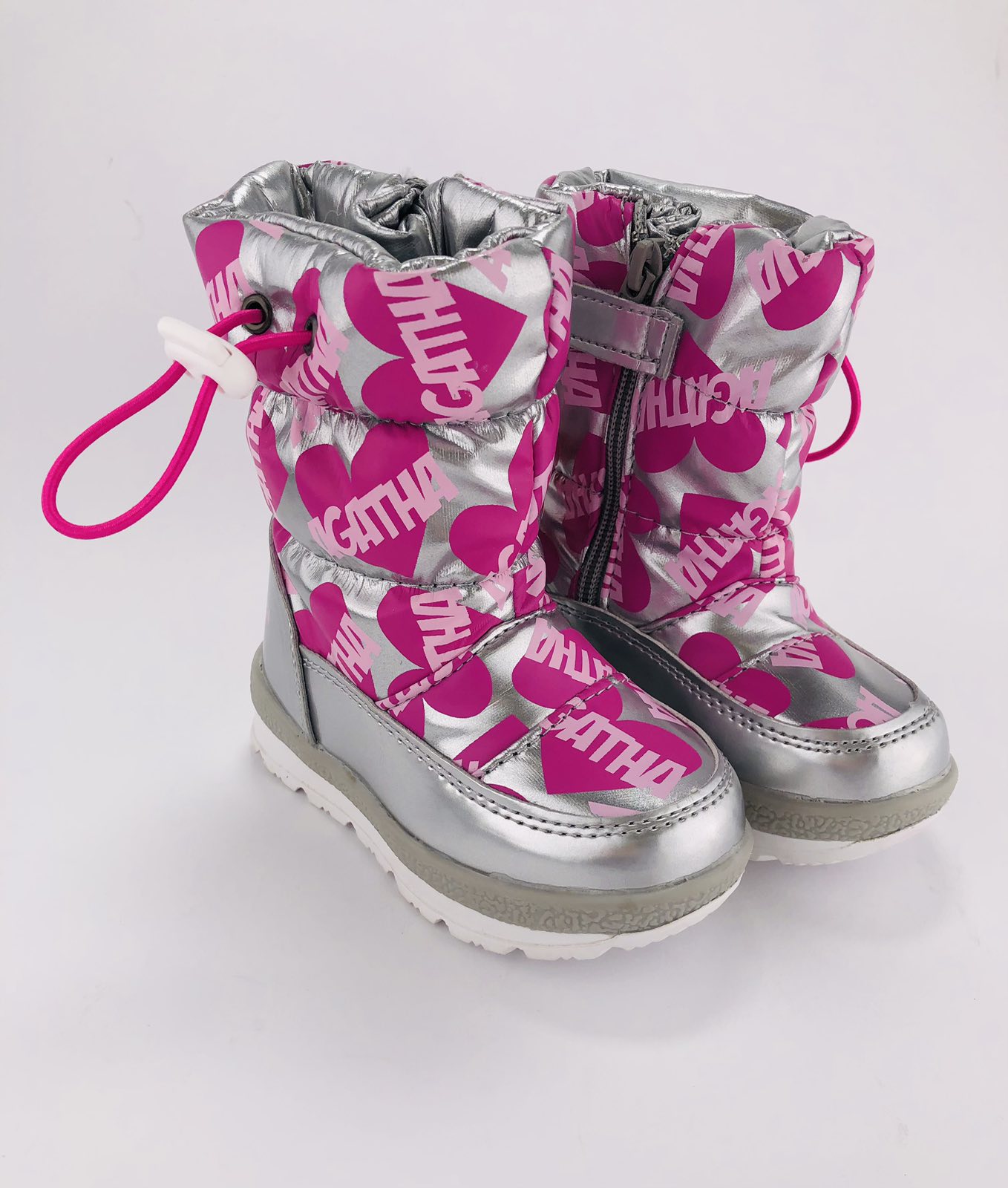 Черевики для дівчинки сріблястий 110525-1108