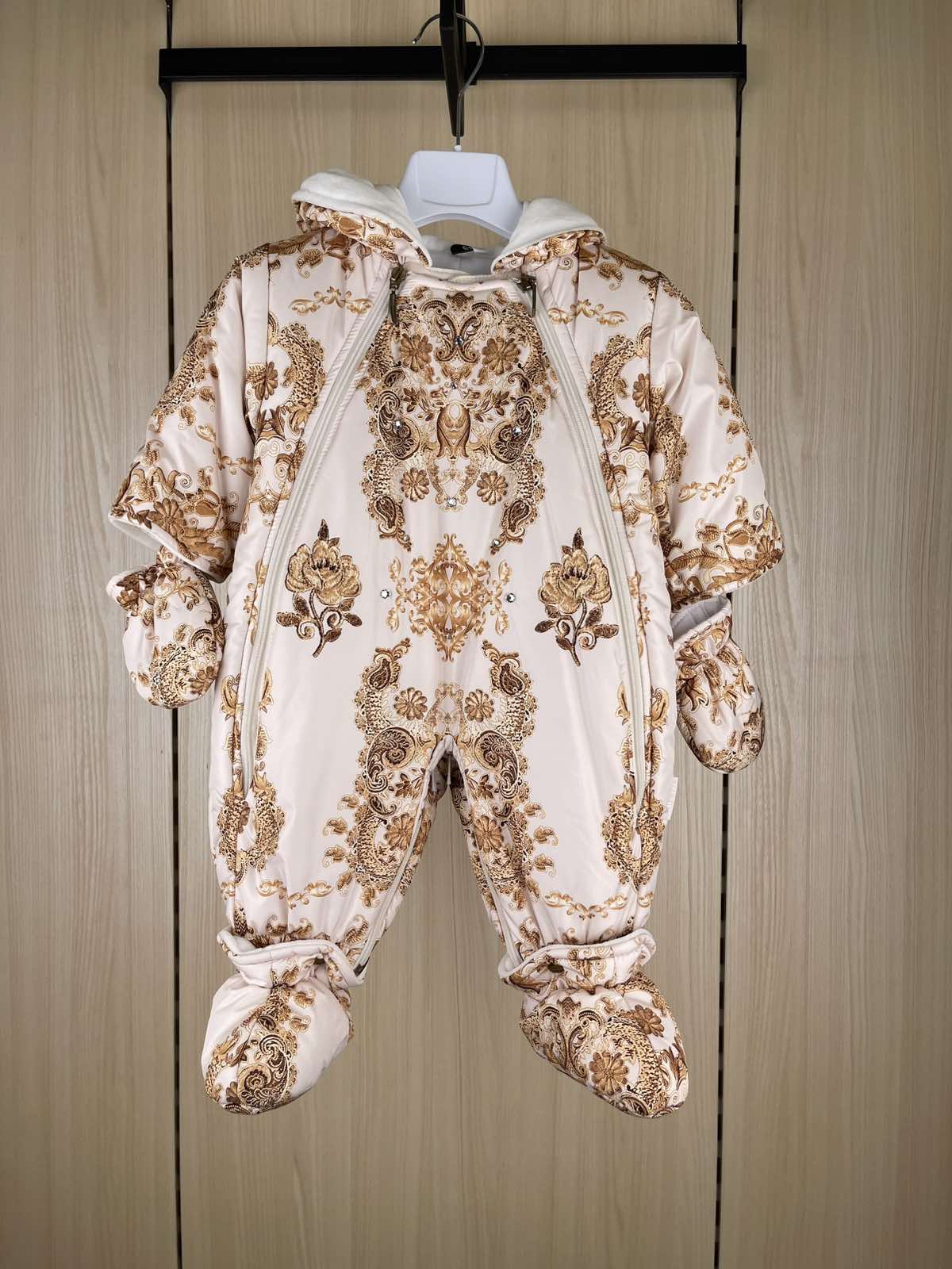 Комбінезон для дівчинки принтований 27-103-1448