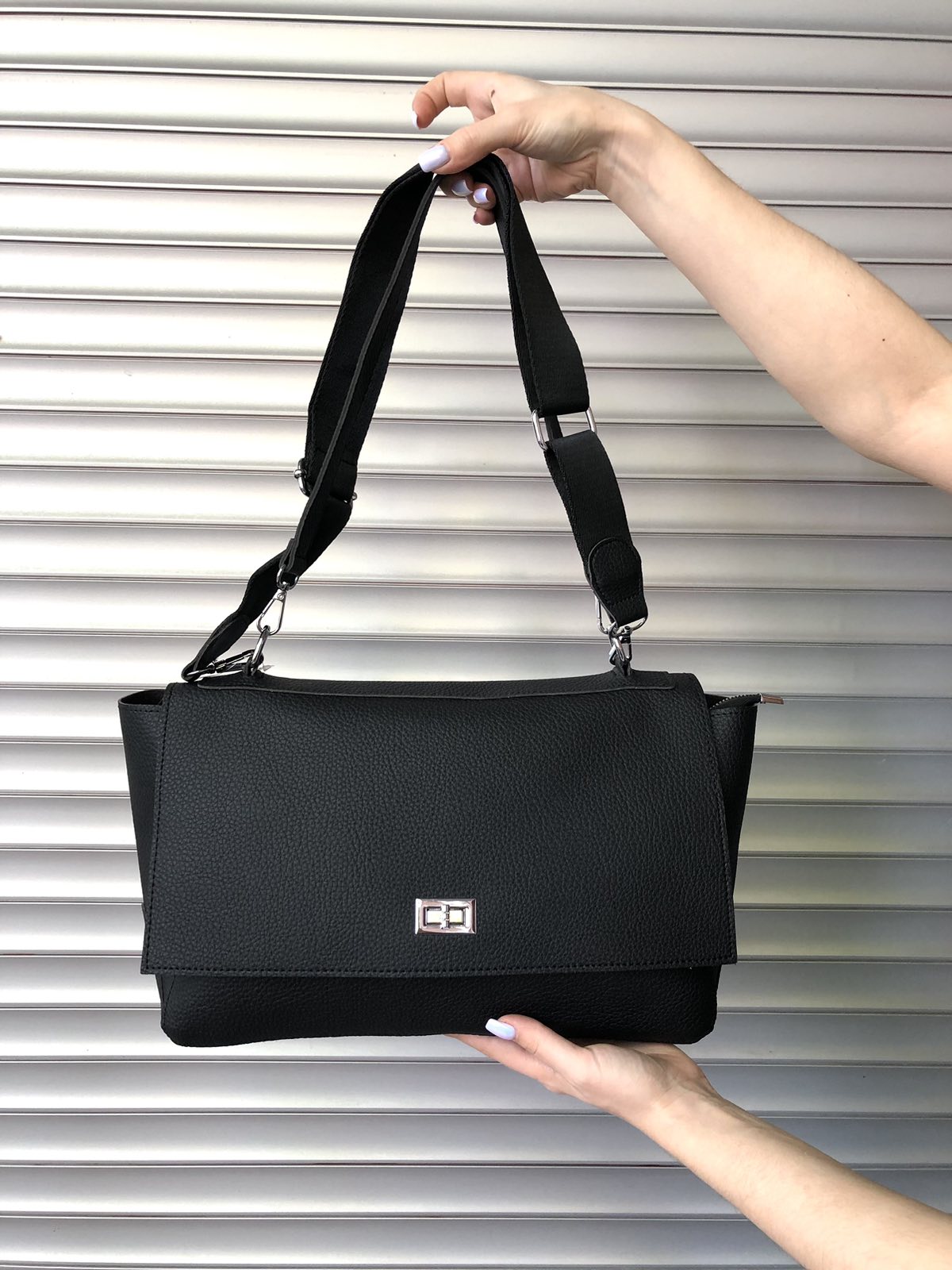 Сумка-шопер для дівчинки чорний 300525-1654