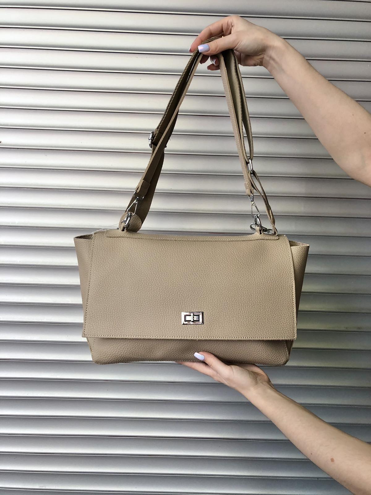 Сумка-шопер для дівчинки бежевий 300525-1656