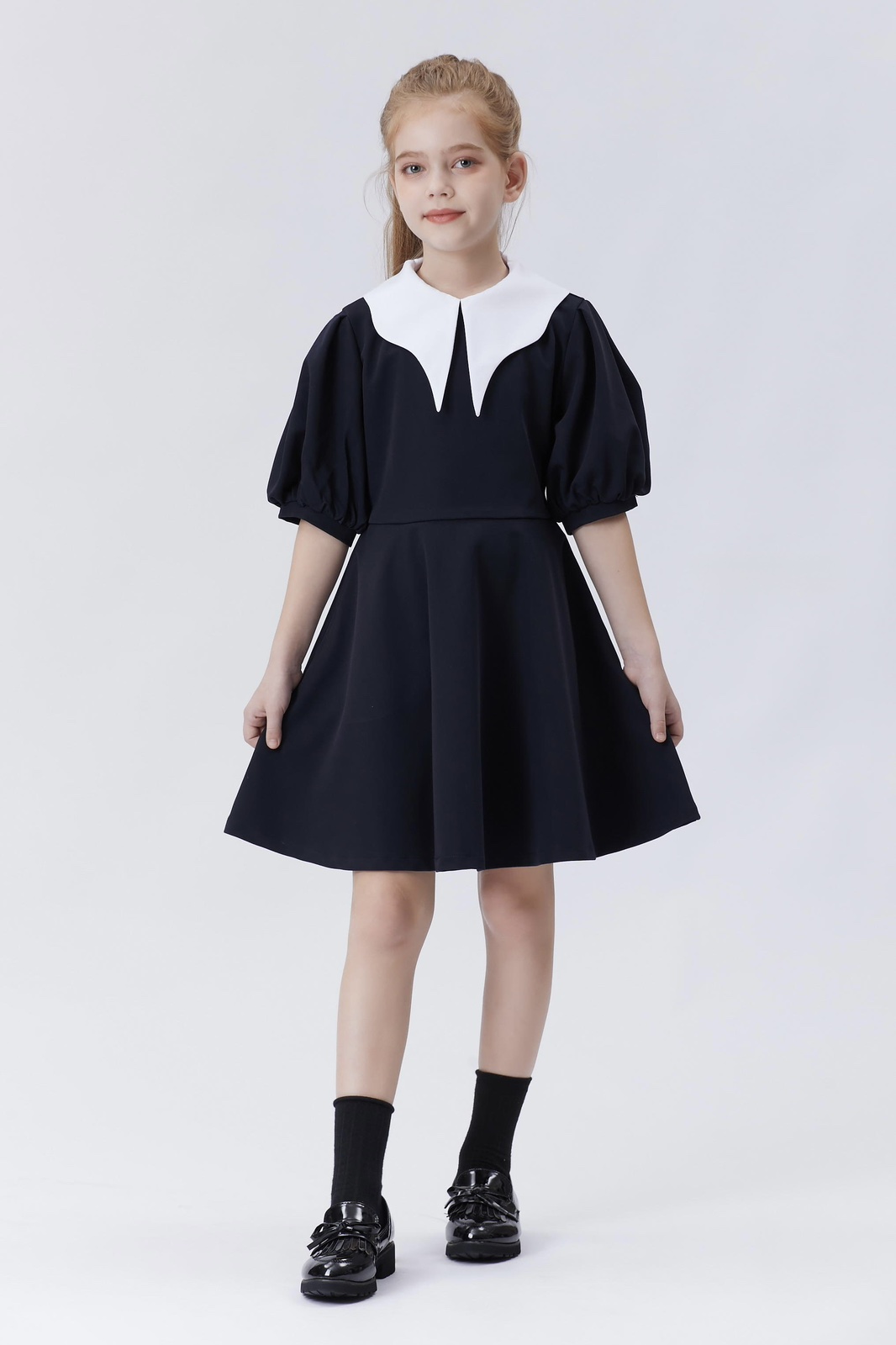 Сукні і сарафани. Сукня для дівчинки к.р синій 188840