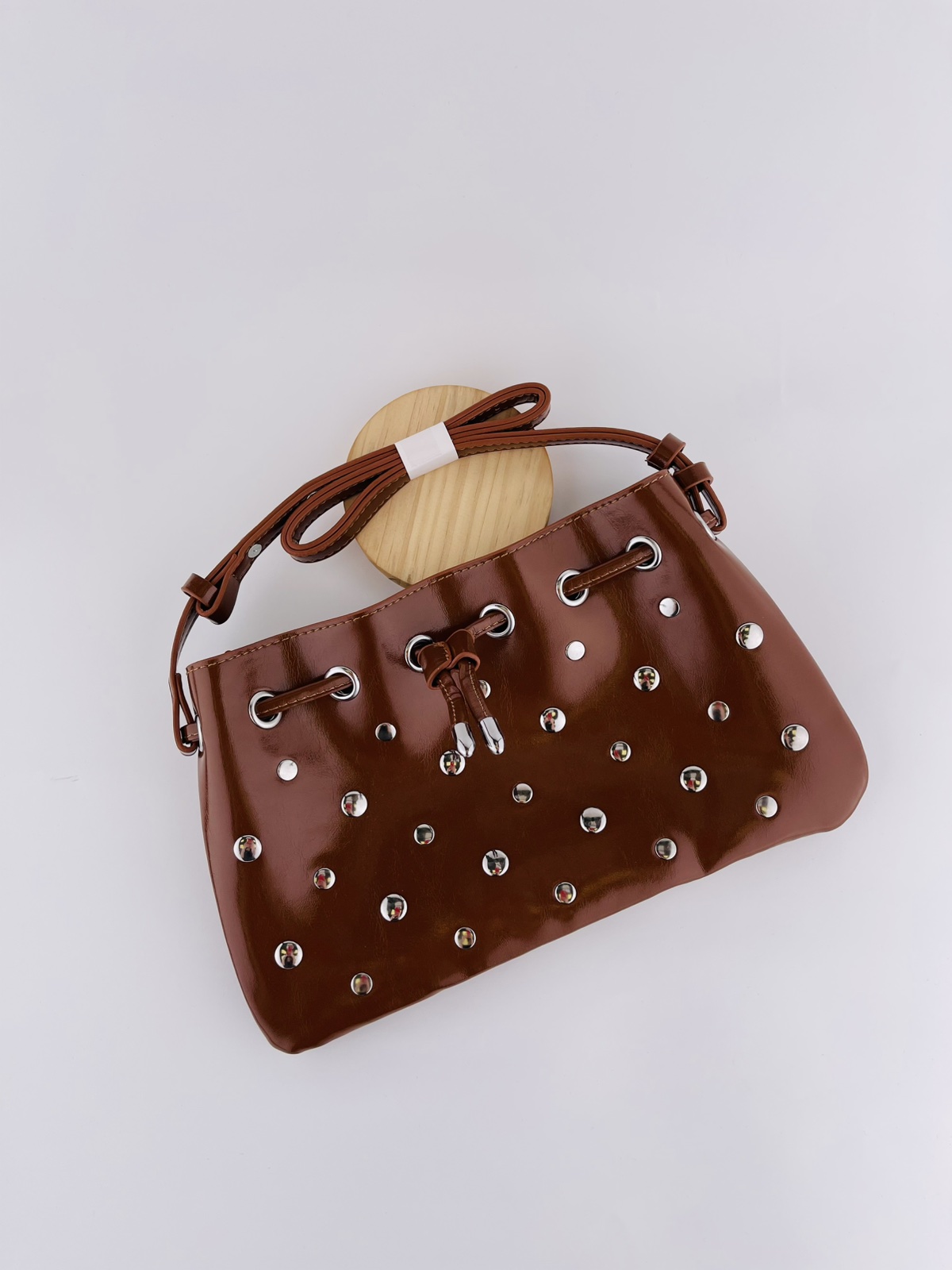 Клатч для дівчинки коричневий 1907-1638