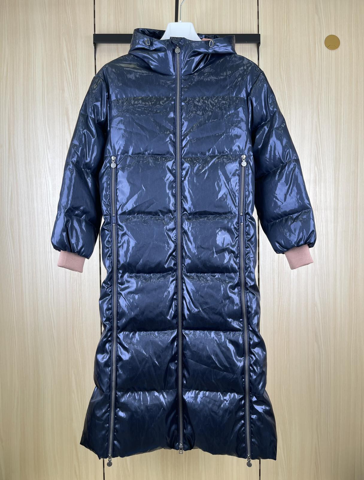 Пальто для дівчинки синій 19216-0043