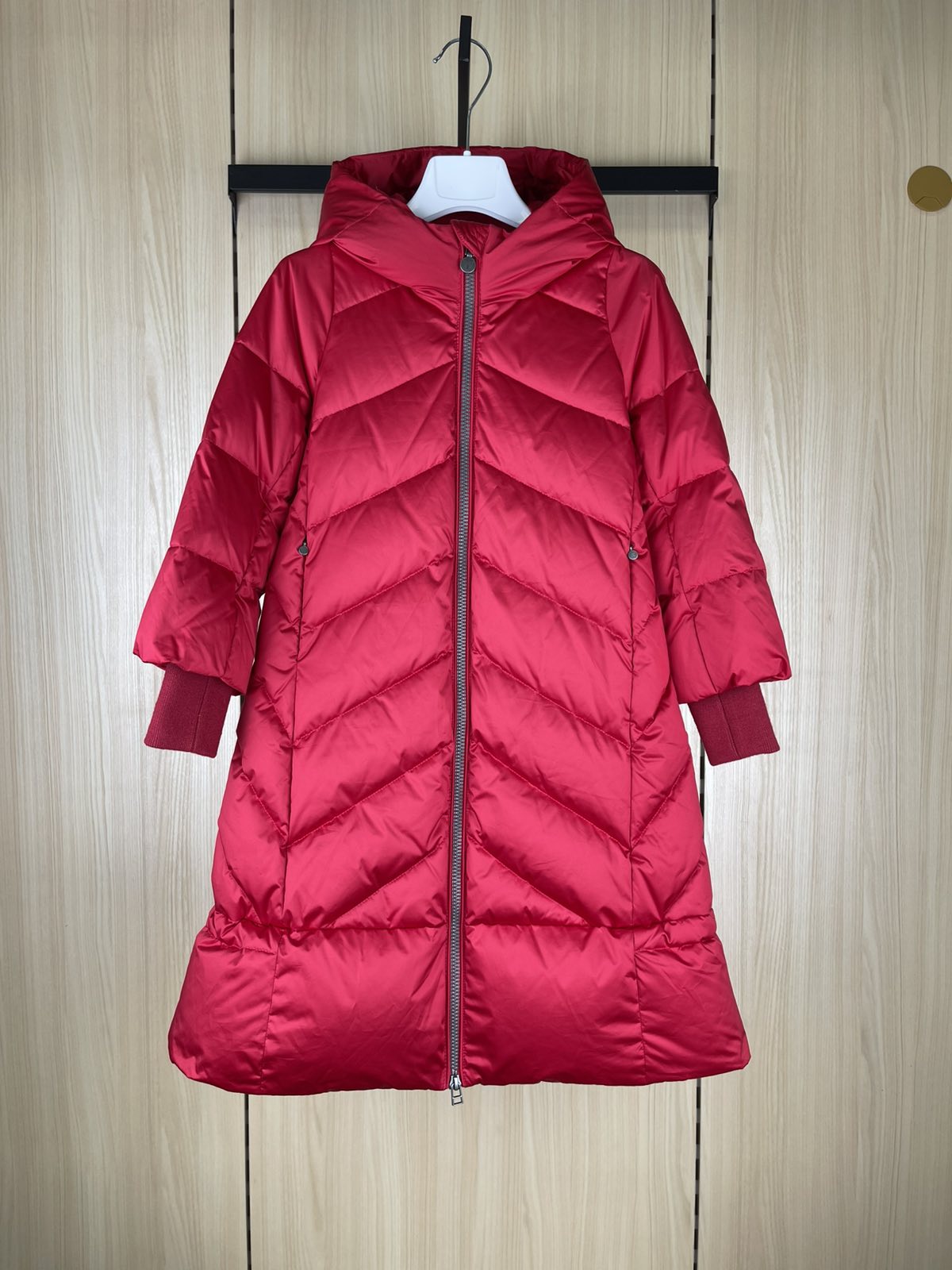 Пальто для дівчинки червоний 19222-0011