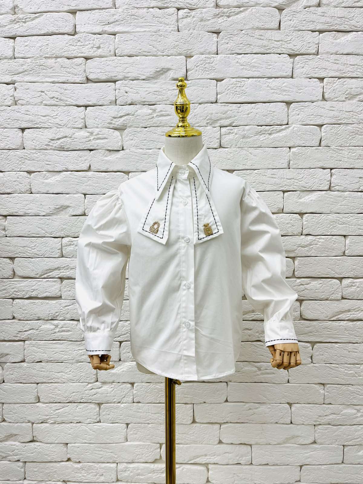 Сорочка для дівчинки молочний 2516