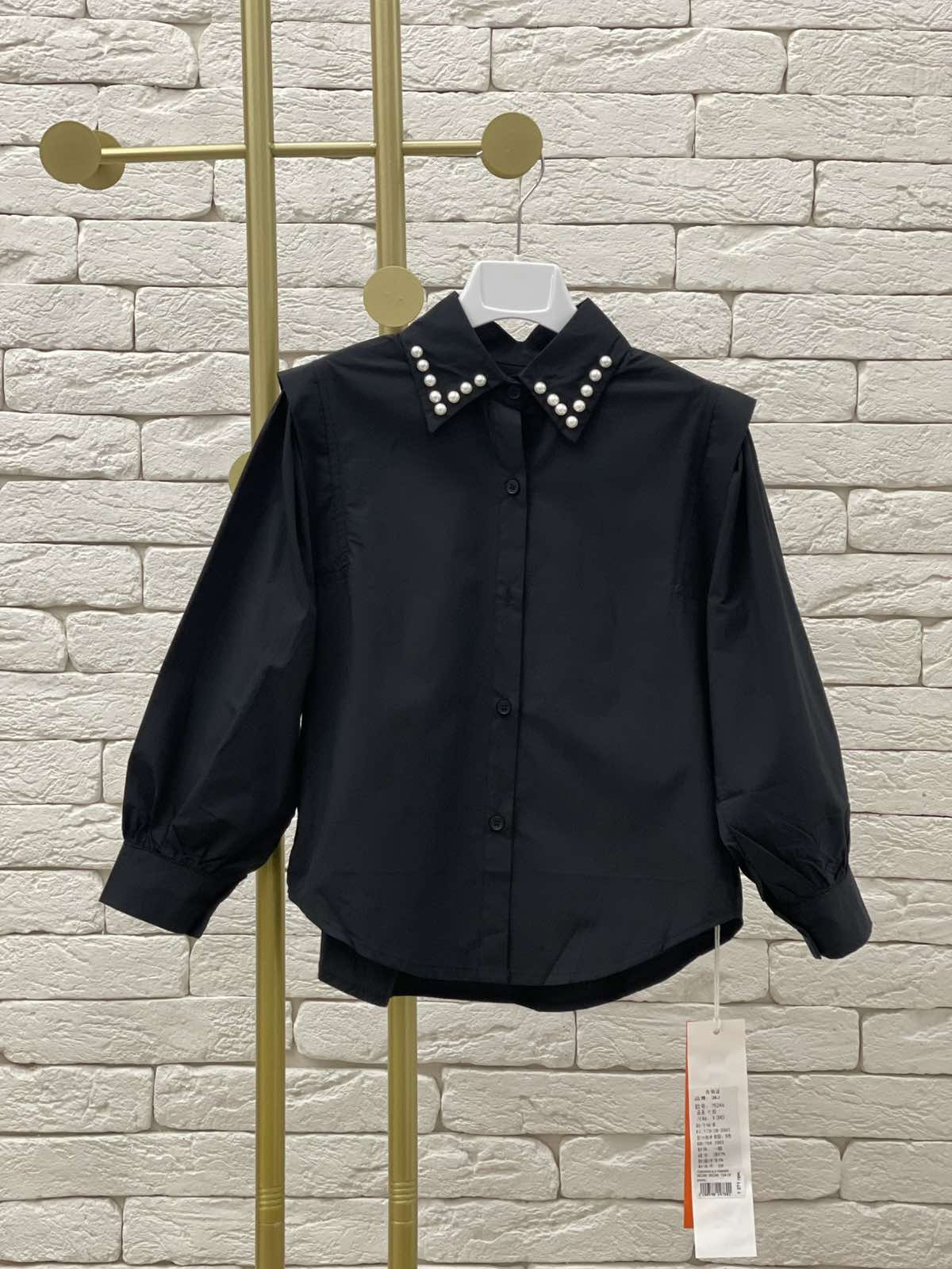 Блузи і сорочки. Сорочка для дівчинки д.р чорний 95246