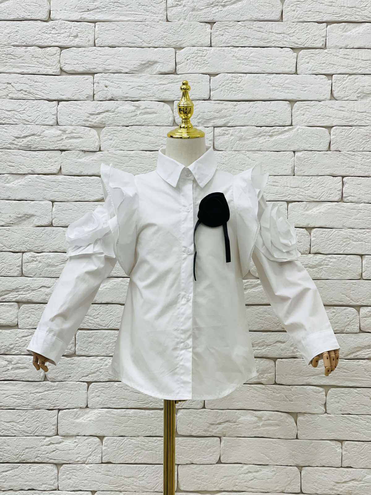 Блуза для дівчинки білий C151