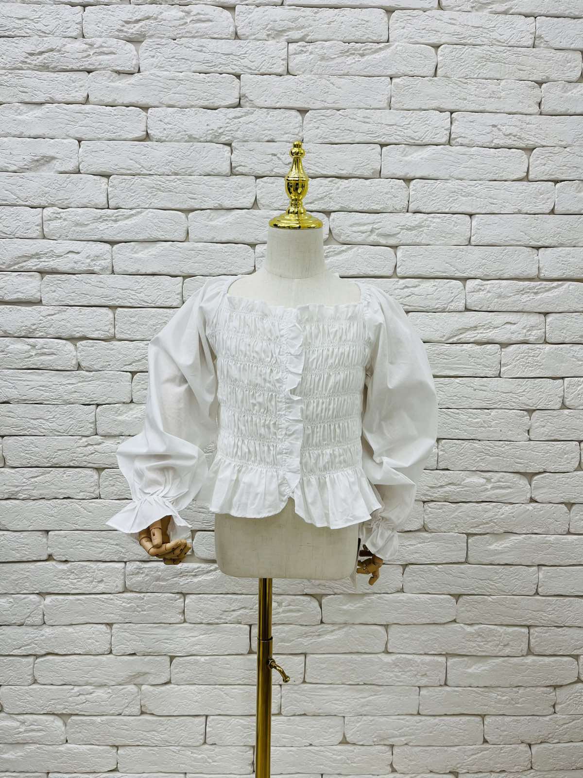 Блуза для дівчинки д.р білий 6055