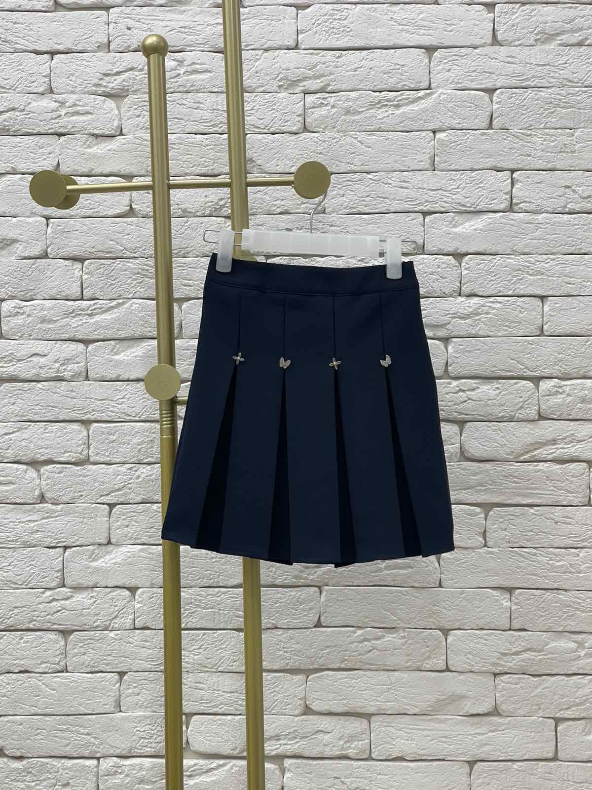 Спідниця для дівчинки синій 13-0954