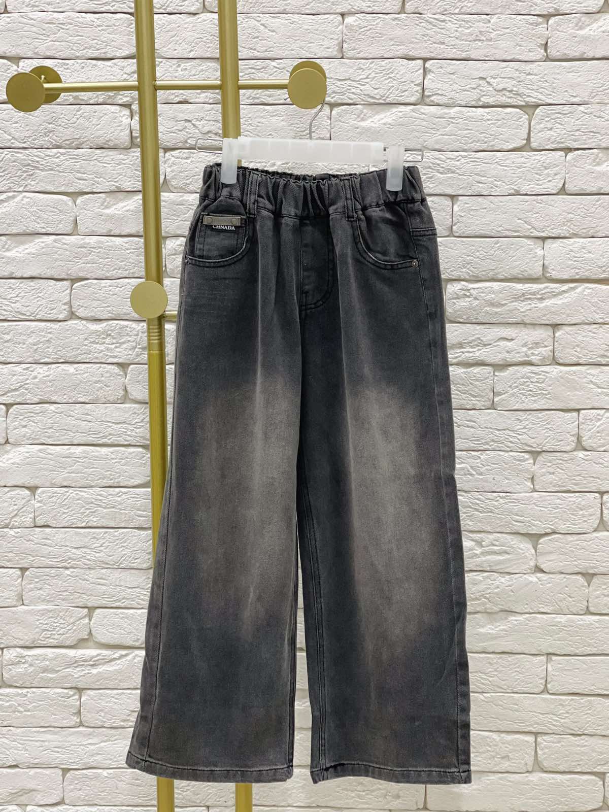 Джинси для хлопчика сірий 26702