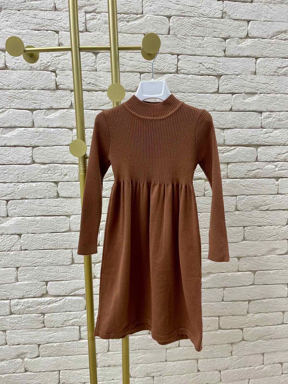 Сукня для дівчинки коричневий 76022