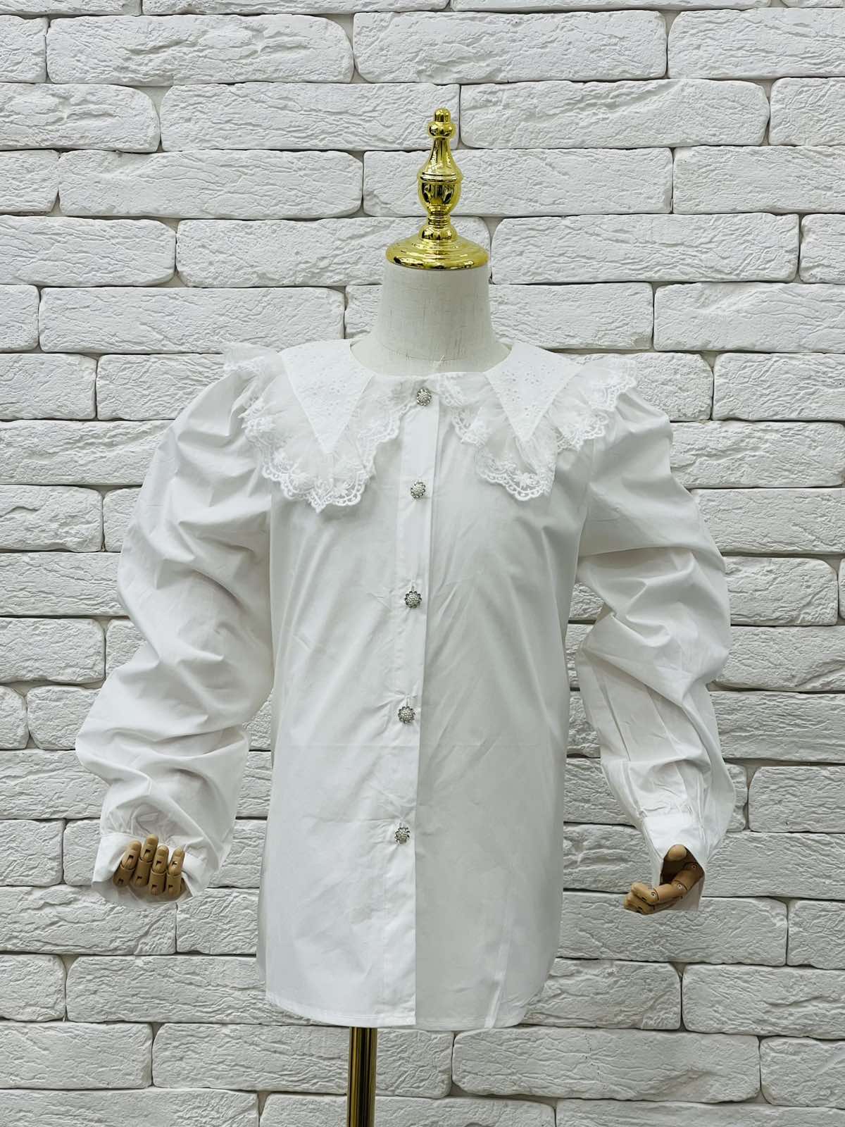 Сорочка для дівчинки молочний 90189