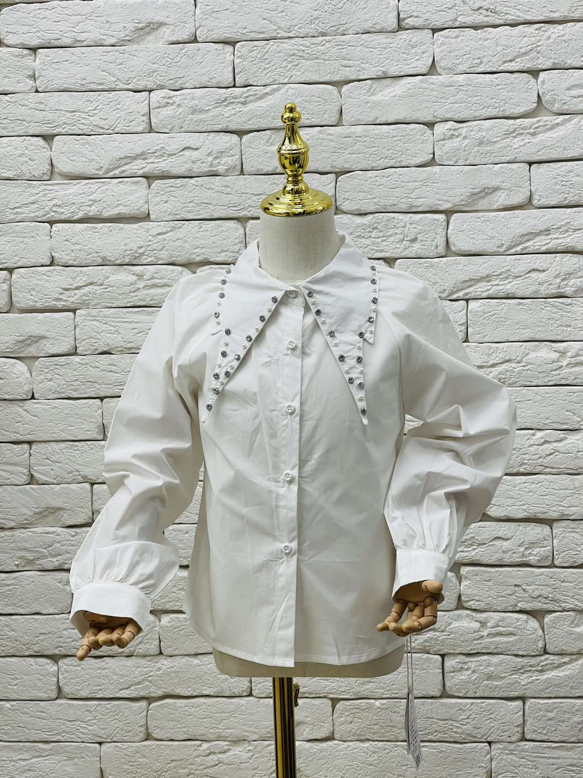 Сорочка для дівчинки молочний 90192