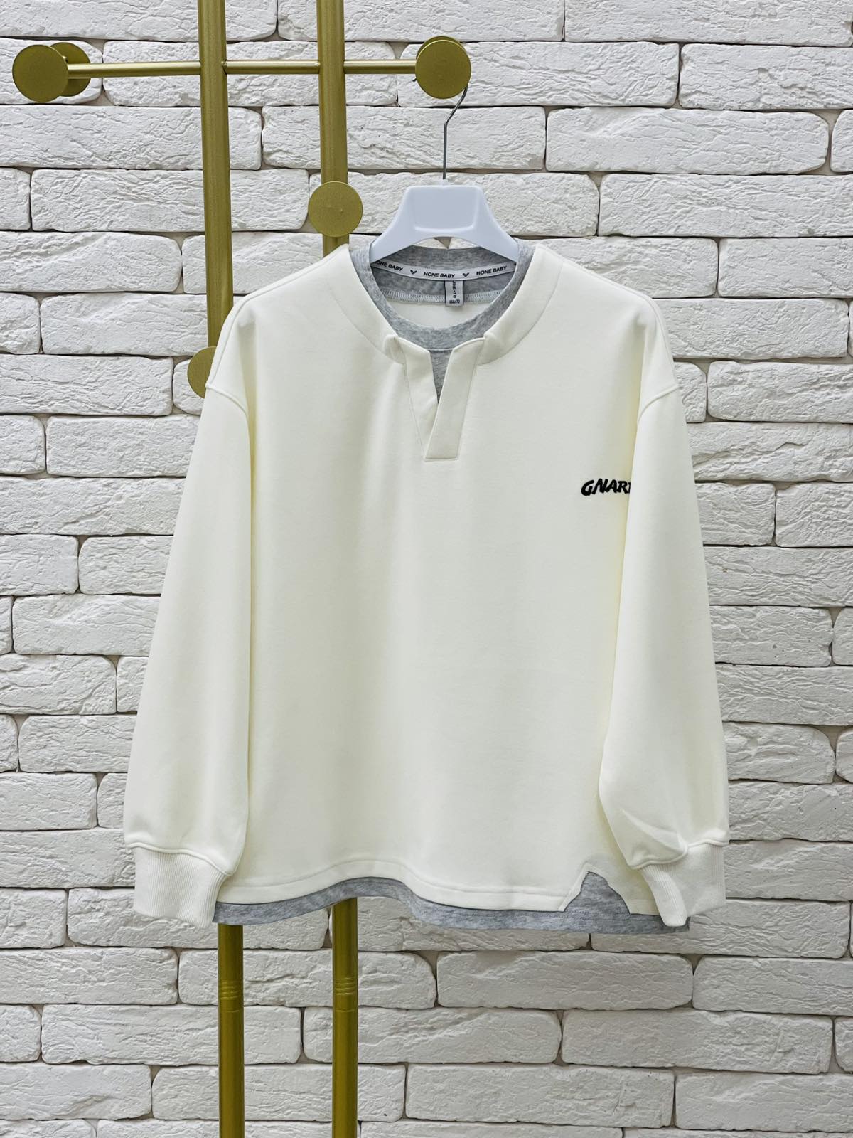 Пуловер для хлопчика кремовий D2927