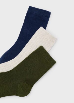 Шкарпетки. К-кт:3 пари шкарпеток Mayoral 15-10051-087