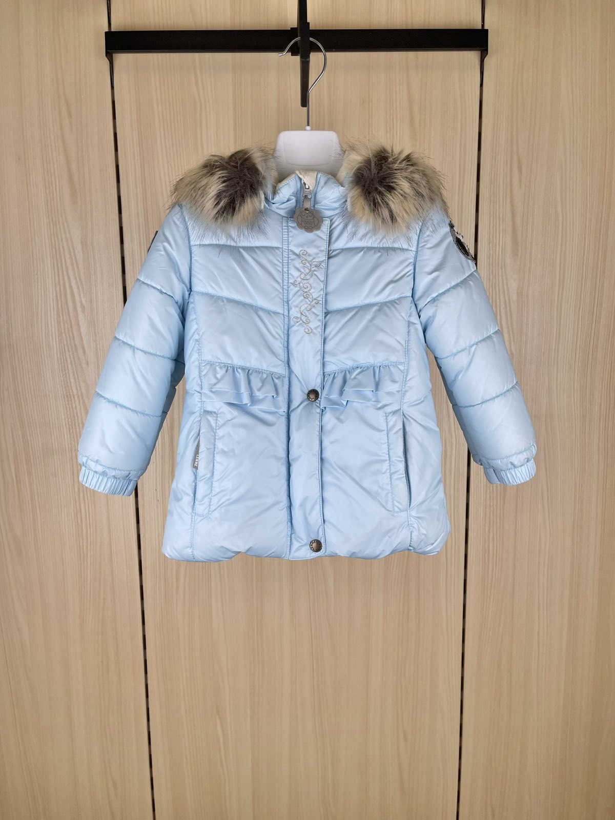 Куртка для дівчинки блакитний 19332-400-1