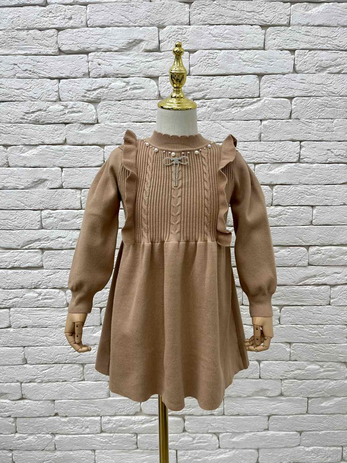 Сукня для дівчинки капучино 656