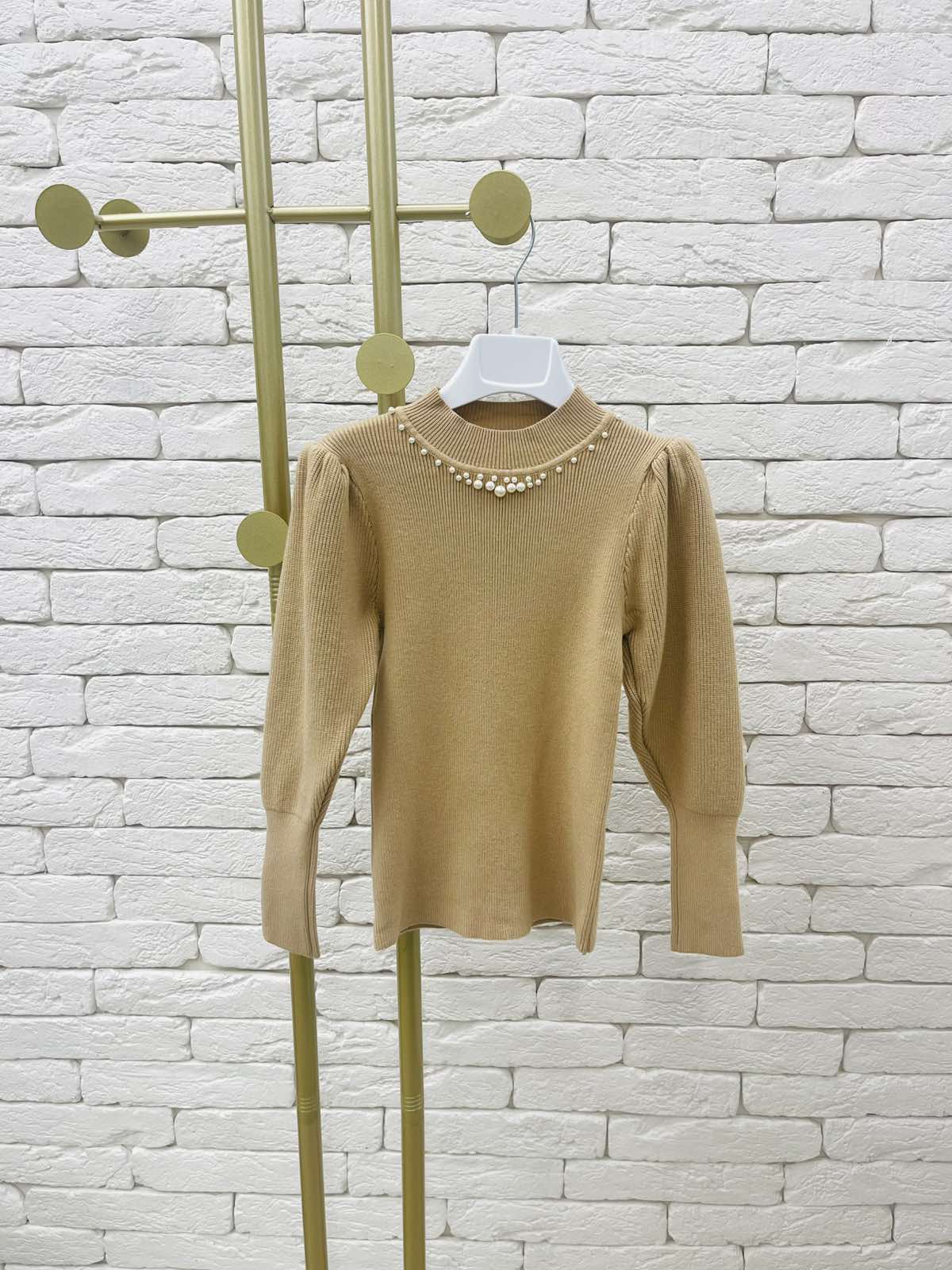 Светр для дівчинки бежевий 88015