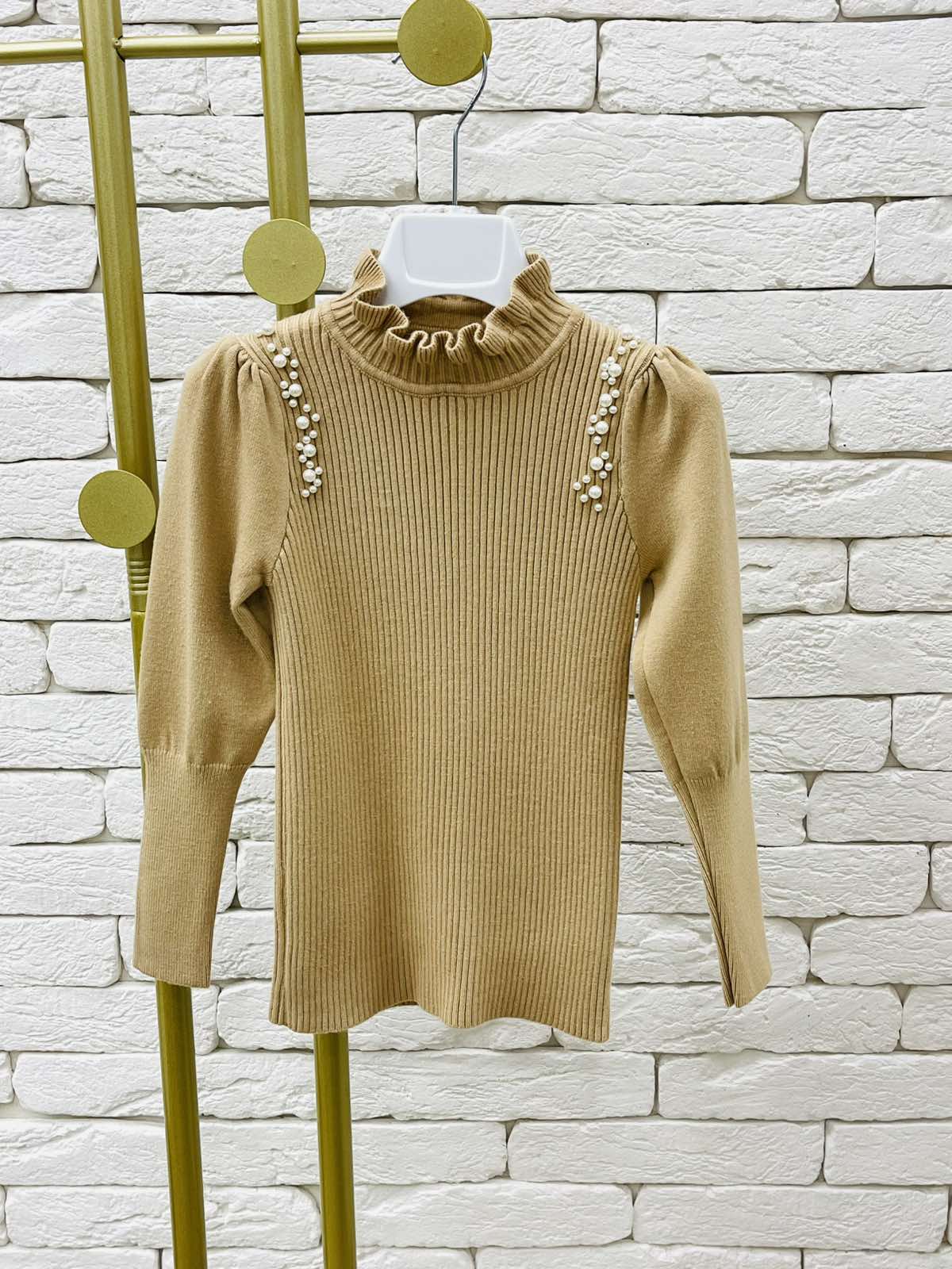 Светр для дівчинки бежевий DR602