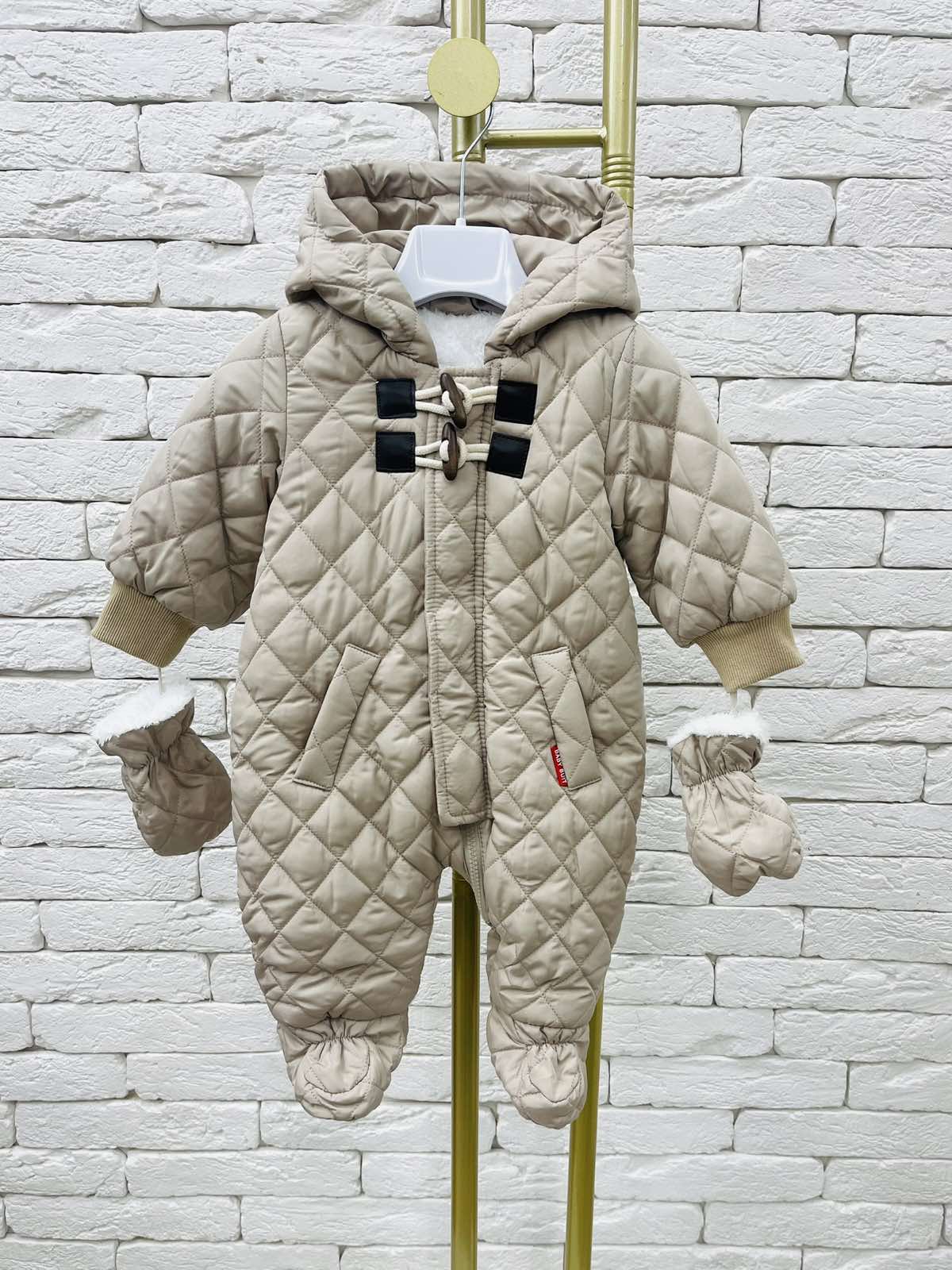 Комбінезон для хлопчика бежевий 009-1710